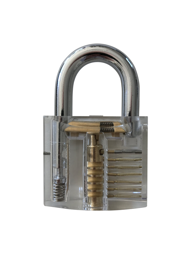 31 Pieces Lock Pick Set w/2 Transparent Training Lock,24 PCS